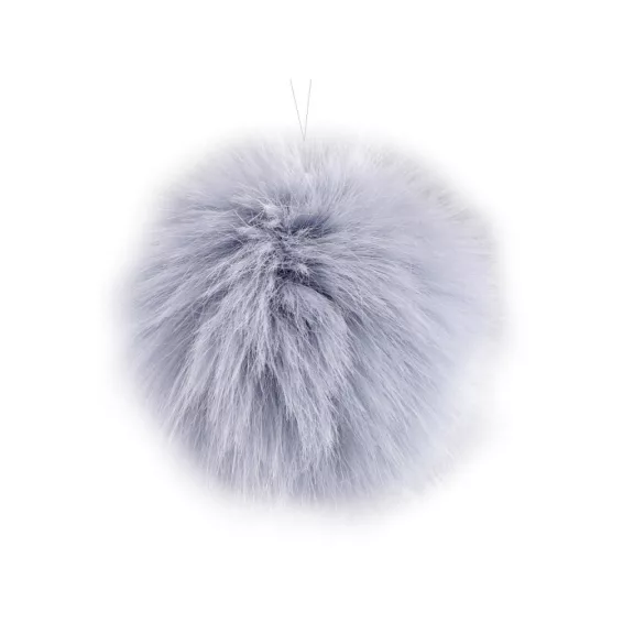 Műszőrme pompom pánttal Ø11 cm - 9 jégkék (1 db-os csomagolás) Műszőrme pompom pánttal Ø11 cm - 9 jégkék (1 db-os csomagolás)