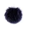 Műszőrme pompom pánttal Ø11 cm - 10 párizsikék (6 db-os csomagolás)