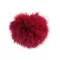 Műszőrme pompom pánttal Ø11 cm - 13 bordó (1 db-os csomagolás)