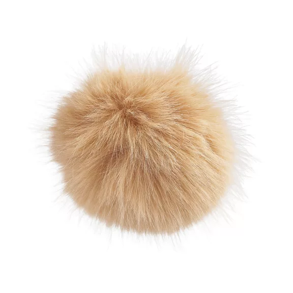 Műszőrme pompom pánttal Ø11 cm - 12 világos bézs (1 db-os csomagolás) Műszőrme pompom pánttal Ø11 cm - 12 világos bézs (1 db-os csomagolás)