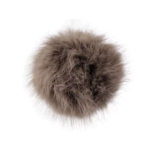 Műszőrme bojt pánttal Ø11 cm