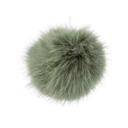 Műszőrme bojt pánttal Ø11 cm