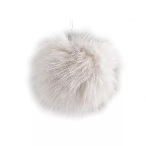 Műszőrme bojt pánttal Ø11 cm
