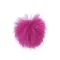 Műszörme pompom pánttal Ø8 cm - 4 pink (1 db-os csomagolás)