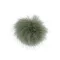 Műszörme pompom pánttal Ø8 cm - 6 zöld zsálya sötét (6 db-os csomagolás)