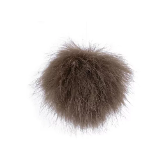 Műszörme pompom pánttal Ø8 cm - 7 világosbarna (1 db-os csomagolás) Műszörme pompom pánttal Ø8 cm - 7 világosbarna (1 db-os csomagolás)