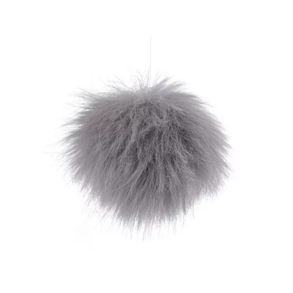 Műszörme pompom pánttal Ø8 cm - 8 vil szürkéskék (1 db-os csomagolás) Műszörme pompom pánttal Ø8 cm - 8 vil szürkéskék (1 db-os csomagolás)