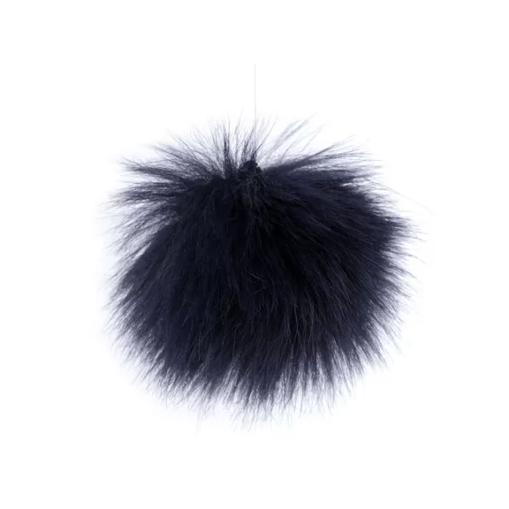 Műszörme pompom pánttal Ø8 cm - 9 blue dark (6 db-os csomagolás) Műszörme pompom pánttal Ø8 cm - 9 blue dark (6 db-os csomagolás)