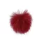 Műszörme pompom pánttal Ø8 cm - 13 bordó világos (6 db-os csomagolás)
