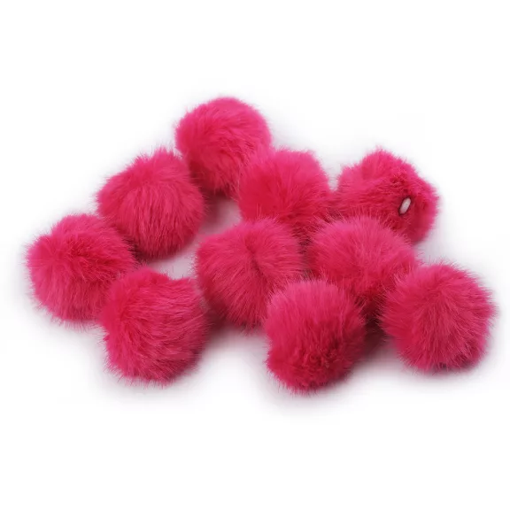Műszőrme pompom pánttal Ø3,5 cm - 5 pink (100 db-os csomagolás) Műszőrme pompom pánttal Ø3,5 cm - 5 pink (100 db-os csomagolás)