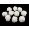 Műszőrme pompom pánttal Ø3,5 cm - 11 krémszín (10 db-os csomagolás)