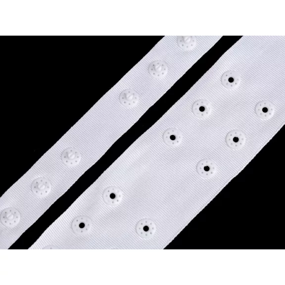 Body kapocs dupla - patentos szalag szélessége 42 mm - 1 fehér Body kapocs dupla - patentos szalag szélessége 42 mm - 1 fehér