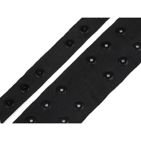 Body kapocs dupla - patentos szalag szélessége 42 mm - 2 fekete Body kapocs dupla - patentos szalag szélessége 42 mm - 2 fekete