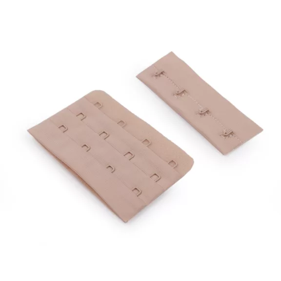 Melltartó kapocs, hosszabbító, plüss 75 mm 4 soros - 2 testet (10 pár) Melltartó kapocs, hosszabbító, plüss 75 mm 4 soros - 2 testet (10 pár)