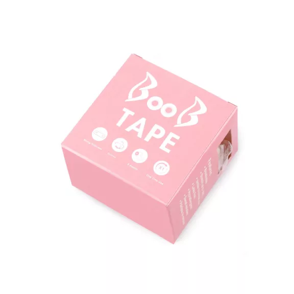 Boob tape ragasztó mellre öntapadós szélessége 5 cm - Transparent (1 doboz) Boob tape ragasztó mellre öntapadós szélessége 5 cm - Transparent (1 doboz)