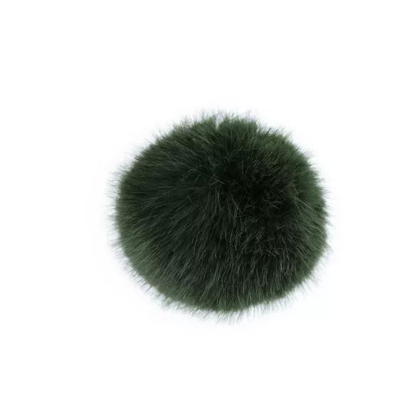 Műszőrme pompom pánttal Ø6 mm - 6 zöld sötét (6 db-os csomagolás) Műszőrme pompom pánttal Ø6 mm - 6 zöld sötét (6 db-os csomagolás)