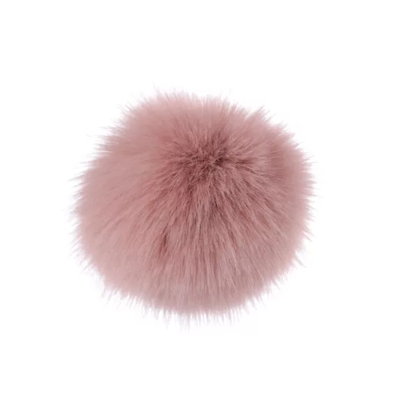 Műszőrme pompom pánttal Ø12 cm és 14 cm - 2 (Ø12 cm) púderrózsaszín (1 db-os csomagolás) Műszőrme pompom pánttal Ø12 cm és 14 cm - 2 (Ø12 cm) púderrózsaszín (1 db-os csomagolás)