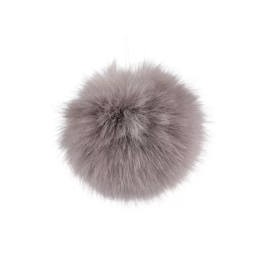 Műszőrme bojt pánttal Ø12 cm és 14 cm