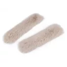 Műszőrme újj szegő szélessége 8 cm - 1 világos bézs (2 db-os csomagolás) Műszőrme újj szegő szélessége 8 cm - 1 világos bézs (2 db-os csomagolás)