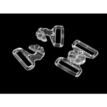   Fürdőruha kapocs szélessége 17 mm műanyag - 1 Transparent (500 pár)
