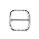 Kapocs / búlytató kövekkel szélessége 40 mm - nikkel (20 db-os csomagolás) Kapocs / búlytató kövekkel szélessége 40 mm - nikkel (20 db-os csomagolás)