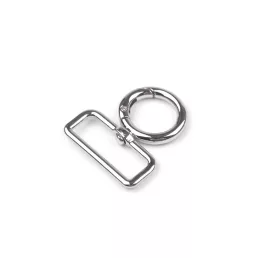 Fém forgós karabiner 32 mm-es befűző