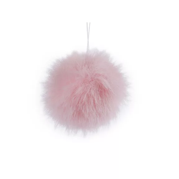 Műzőrme pompom pánttal Ø4,5 cm - 2 púderrózsaszín (10 db-os csomagolás) Műzőrme pompom pánttal Ø4,5 cm - 2 púderrózsaszín (10 db-os csomagolás)