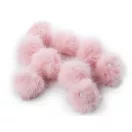 Műzőrme pompom pánttal Ø4,5 cm - 2 púderrózsaszín (10 db-os csomagolás) Műzőrme pompom pánttal Ø4,5 cm - 2 púderrózsaszín (10 db-os csomagolás)