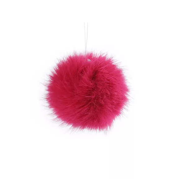 Műzőrme pompom pánttal Ø4,5 cm - 3 pink (10 db-os csomagolás) Műzőrme pompom pánttal Ø4,5 cm - 3 pink (10 db-os csomagolás)
