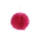 Műzőrme pompom pánttal Ø4,5 cm - 3 pink (10 db-os csomagolás)