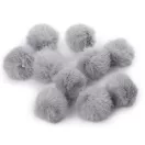 Műzőrme pompom pánttal Ø4,5 cm - 4 vil szürkéskék (10 db-os csomagolás) Műzőrme pompom pánttal Ø4,5 cm - 4 vil szürkéskék (10 db-os csomagolás)