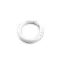 Gömbölyű karabiner lakkozott Ø25 mm - 1 fehér (1 db-os csomagolás)