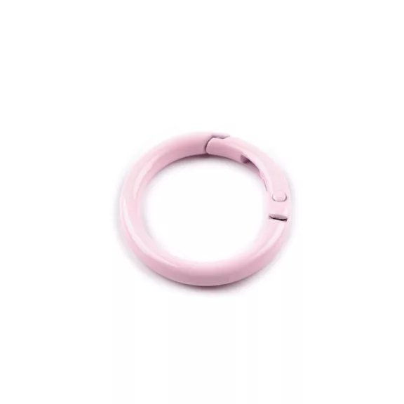 Gömbölyű karabiner lakkozott Ø25 mm - 2 rózsszín legvilágosab (5 db-os csomagolás) Gömbölyű karabiner lakkozott Ø25 mm - 2 rózsszín legvilágosab (5 db-os csomagolás)