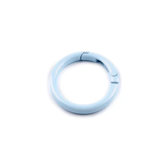 Gömbölyű karabiner lakkozott Ø25 mm - 4 világoskék (5 db-os csomagolás) Gömbölyű karabiner lakkozott Ø25 mm - 4 világoskék (5 db-os csomagolás)
