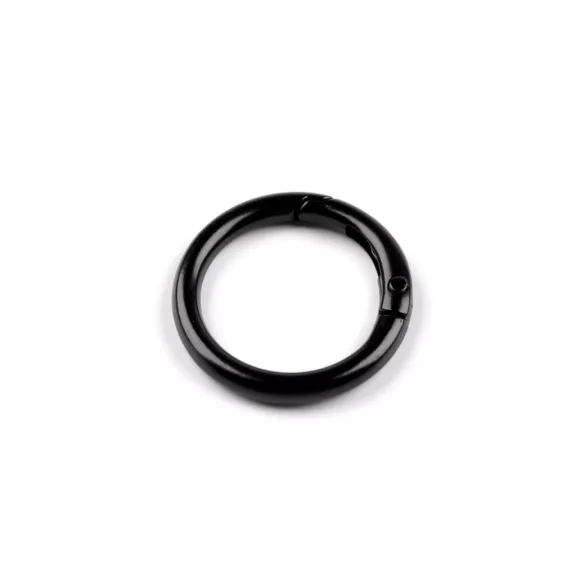 Gömbölyű karabiner lakkozott Ø25 mm - 5 fekete (1 db-os csomagolás) Gömbölyű karabiner lakkozott Ø25 mm - 5 fekete (1 db-os csomagolás)