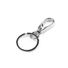 Fém karabiner kulcskarikával