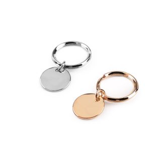 Kulcskarika Ø20 mm medállal