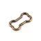 Csont alakú karabiner - 4 ósárgaréz (1 db-os csomagolás)