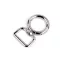 Fém forgós karabiner 19 mm-es befűző - 1 nikkel (1 db-os csomagolás)