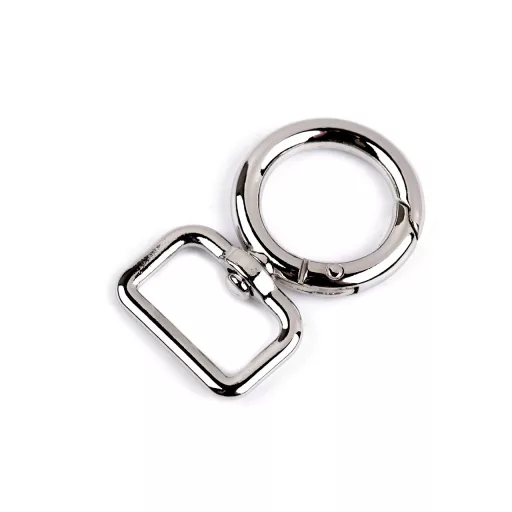 Fém forgós karabiner 19 mm-es befűző