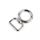 Fém forgós karabiner 19 mm-es befűző