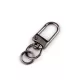 Fém forgós karabiner 9 mm-es befűző karikával