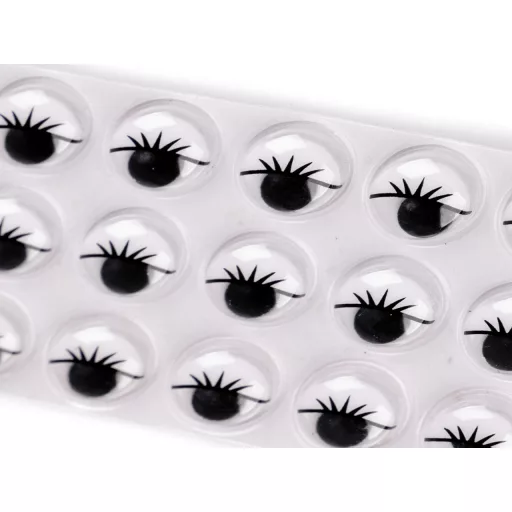 Öntapadós mozgó szemek Ø10 a 12 mm
