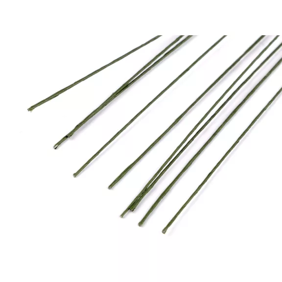 Florisztikus drót Ø0,8 mm hossza 60 cm - 1 élénkzöld (10 db-os csomagolás) Florisztikus drót Ø0,8 mm hossza 60 cm - 1 élénkzöld (10 db-os csomagolás)