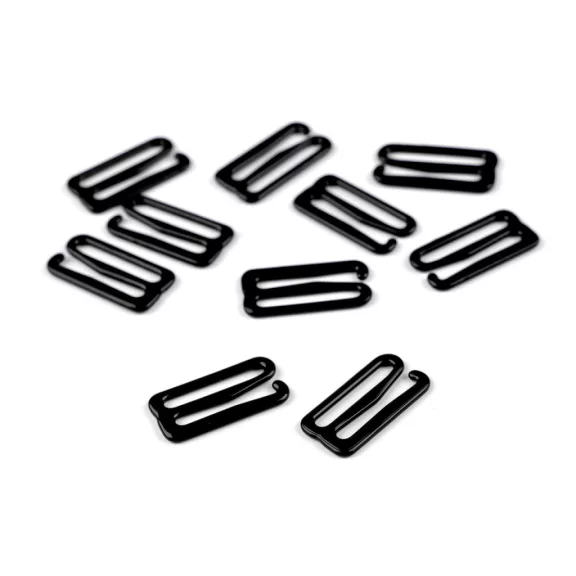 Ruha horo szélessége 18 mm fém - 3 fekete (50 db-os csomagolás) Ruha horo szélessége 18 mm fém - 3 fekete (50 db-os csomagolás)