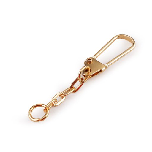 Fém karabiner lánccal