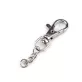 Fém forgós karabiner 8 mm- befűző láncos