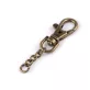 Fém forgós karabiner 8 mm- befűző láncos