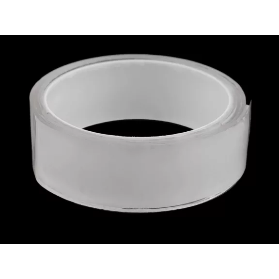 Nano kétoldalas ragasztó szélessége 3 cm - 2 (1,7 mm) Transparent (1 db-os csomagolás) Nano kétoldalas ragasztó szélessége 3 cm - 2 (1,7 mm) Transparent (1 db-os csomagolás)