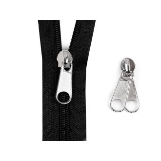 Futó spirálos cipzárhoz kétoldalas No 7